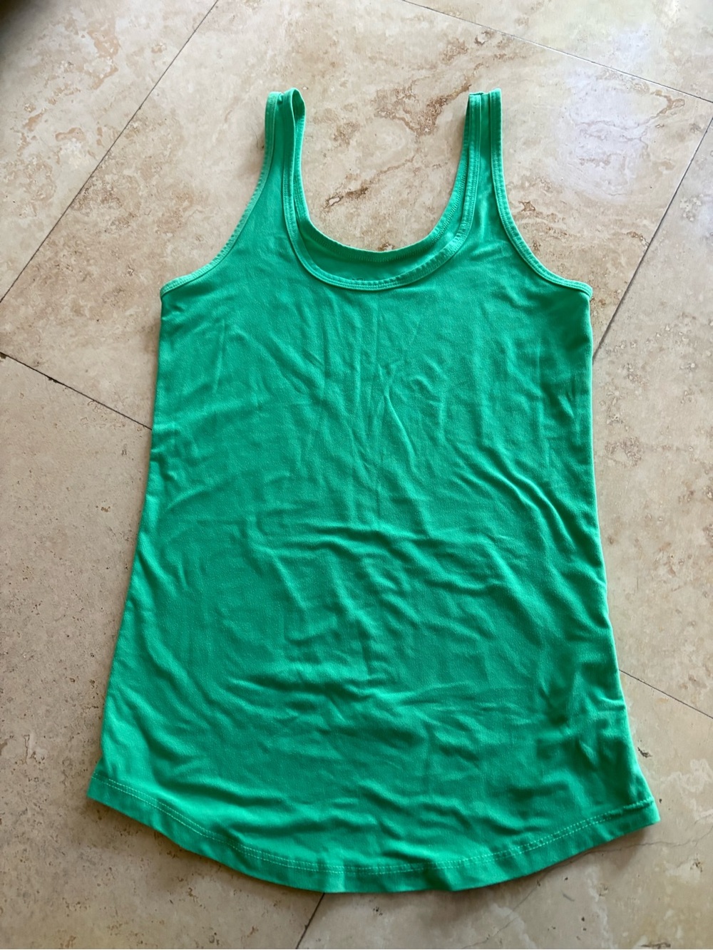 No Boundaries Green Scoop Neck Women's Tank Top